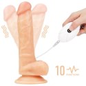 Strap on wibrujący Lovetoy TPE 7,5 cala Lovetoy
