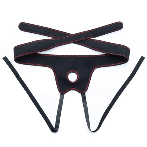Strap on z dildo Lovetoy czarny 18 cm Lovetoy