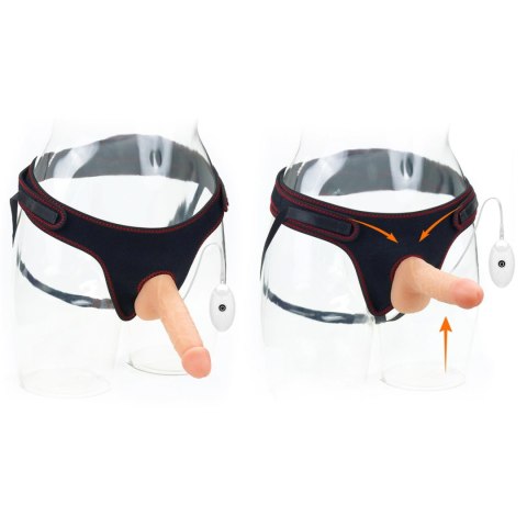 Strapon wibrujący Lovetoy TPE 18 cm Lovetoy
