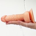 Strapon wibrujący Lovetoy TPE 18 cm Lovetoy