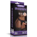 Strapon wibrujący Lovetoy TPE 18 cm Lovetoy