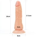 Zestaw strap on Lovetoy TPE 19 cm Lovetoy