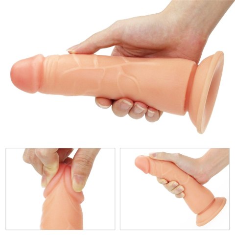 Zestaw strap on Lovetoy TPE 19 cm Lovetoy