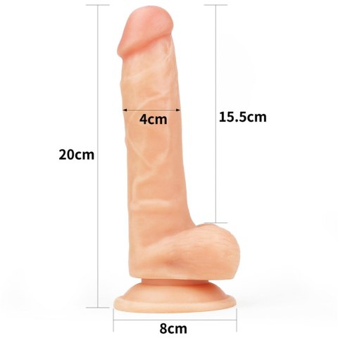 Zestaw strap on Lovetoy TPE 7,5 cala Lovetoy