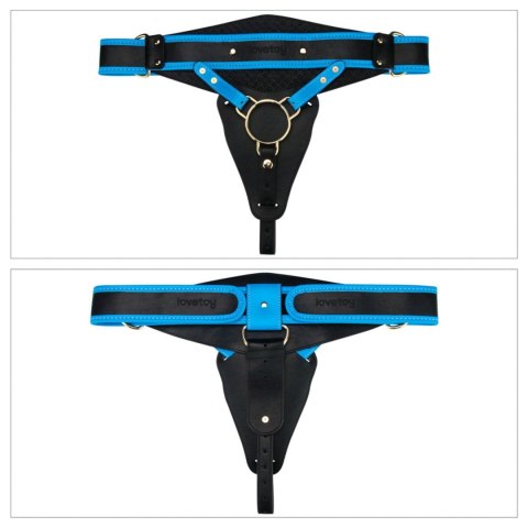 Zestaw strap on wibrujący Lovetoy 22 cm XS/S/M Lovetoy