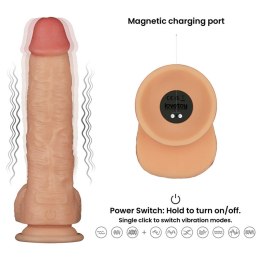 Zestaw strap on wibrujący Lovetoy 23,6 cm USB Lovetoy