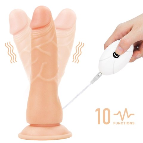 Zestaw strap on wibrujący Lovetoy 7.5 cala Lovetoy