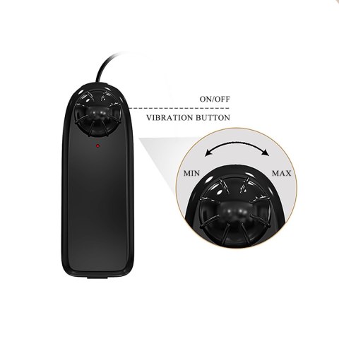 BAHAMUT, 8,5", Super soft TPR, Vibration Bendable Suction base BAILE