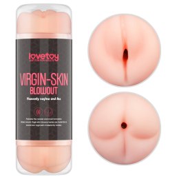 Dwustronny masturbator Lovetoy Virgin Skin TPE 22 cm Lovetoy