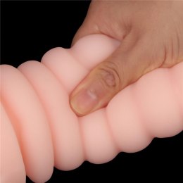 Masturbator dwustronny Lovetoy wibrujący TPE 22 cm Lovetoy