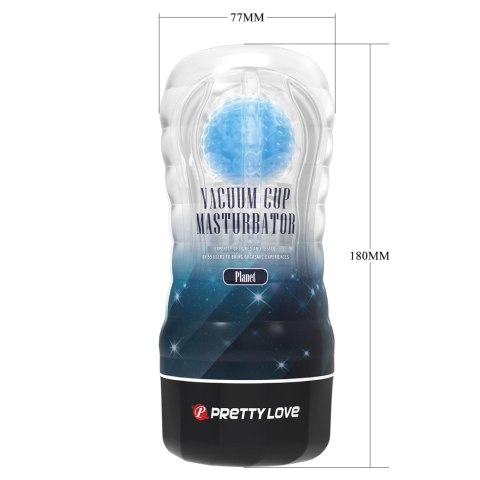 PRETTY LOVE - VACUUM CUP MASTURBATOR Planet ABS TPR Pretty Love