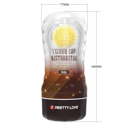 PRETTY LOVE - VACUUM CUP MASTURBATOR Stellar ABS TPR Pretty Love
