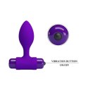 PRETTY LOVE -Vibra Butt Plug Purple Pretty Love