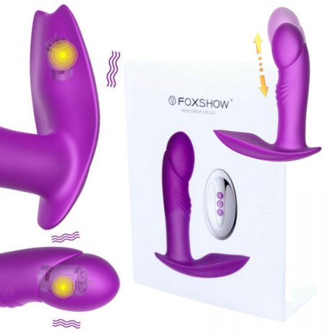 Masażer łechtaczki punkt G pilot grzanie USB 7 trybów Boss Series Fox