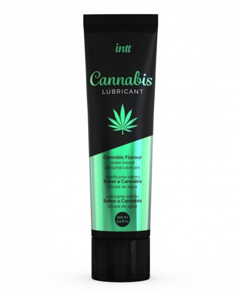 Smakowy nawilżający żel lubrykant 100 ml cannabis Intt