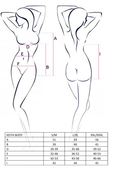 Bielizna-KEITH BODY black S/M - Casmir Casmir