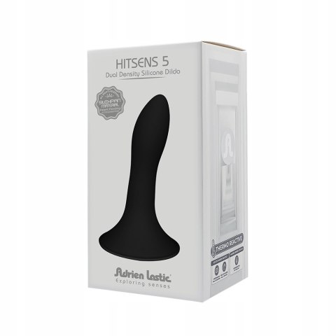 Dildo-HITSENS 5 ( 5 " ) Black Adrien Lastic