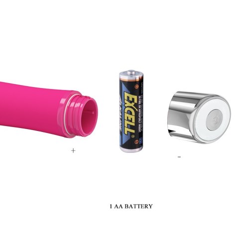 Mały mini wibrator masażer stymulator 12cm 12 trybów różowy Pretty Love