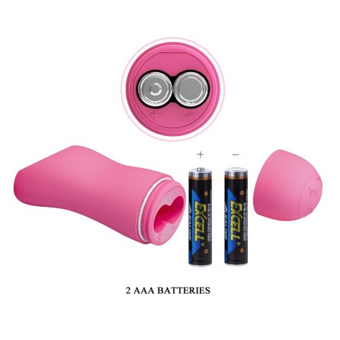 Zaciski kleszcze na sutki wibrujące klamry BDSM różowe BAILE