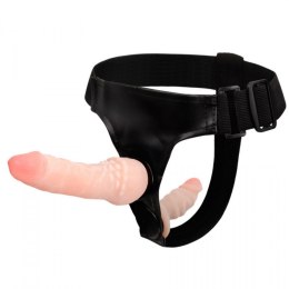 Uprząż + Podwójna proteza penisa dla pań BAILE