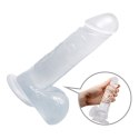 Dildo realistyczne naturalny penis przyssawka 19cm BAILE