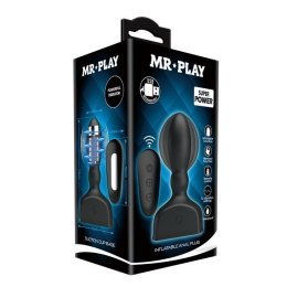 Korek analny duży sex plug pompowany wibrujący USB Mr. Play
