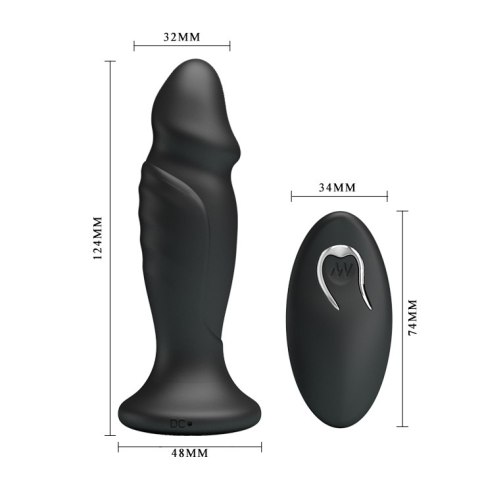 Korek analny realistyczny prostata wibracje 12cm Mr. Play