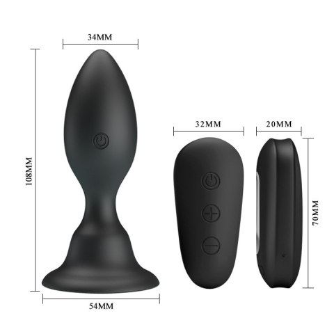 Korek analny wibrująca zatyczka plug pilot 10cm Mr. Play