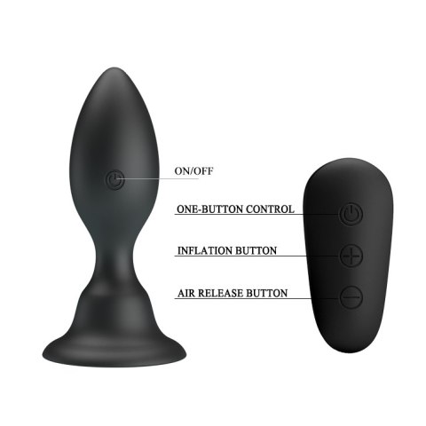Korek analny wibrująca zatyczka plug pilot 10cm Mr. Play