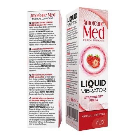 Żel stymulujący podniecający kobiety 30ml truskawka Amoreane