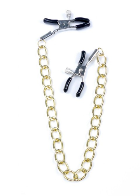Zaciski na sutki klamerki łańcuszek bondage BDSM Fetish Boss Series
