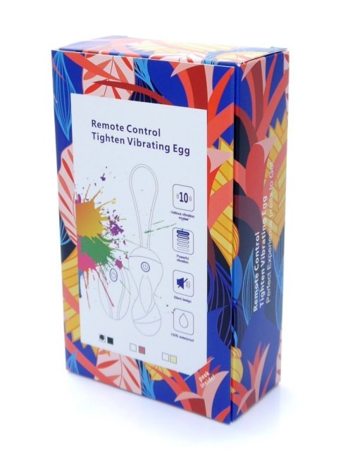 Wibrujące kulki gejszy ćwiczenia kegla z pilotem różowe Boss Series Magic