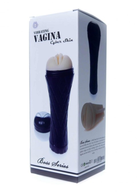 Masturbator-Vibrating Vagina cyber skin- Latarka Boss Series Power