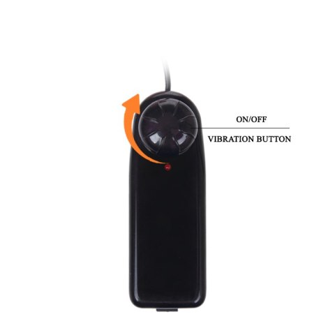 Duży realistyczny wibrator przyssawka pilot 23cm BAILE