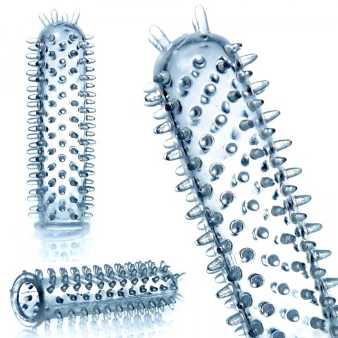 Nakładka na penisa stymulujące kolce wypustki 12cm Boss Series Easy-Love