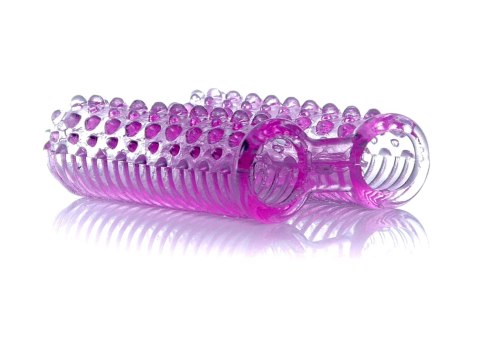 Nakładki na palece z wypustkami do stymulacji 2szt fioletowe Boss Series Easy-Love