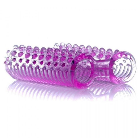 Nakładki na palece z wypustkami do stymulacji 2szt fioletowe Boss Series Easy-Love