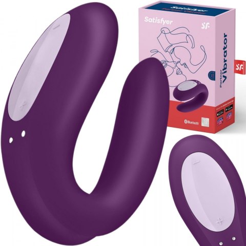 Wibrator - Double Joy Partner Vibrator Violet Satisfyer