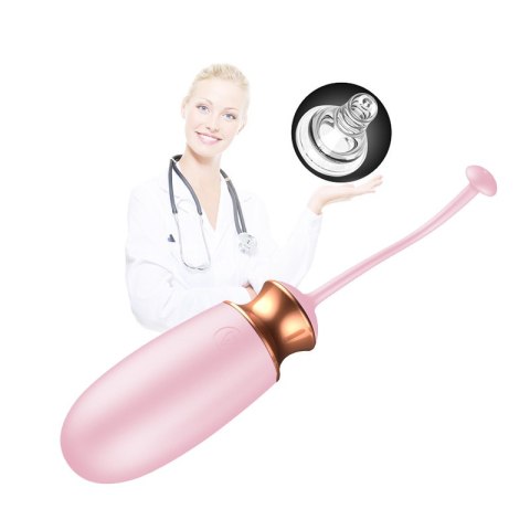 Wibrujące jajeczko ogrzewane z pilotem 10trybów Boss Series Fox