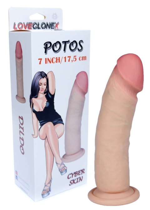 Penis dildo realistyczne przyssawka cyberskóra 20cm Boss Series Real