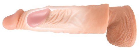 Nakładka na penisa Nature Skin Extension Sleeve+3 Nature Skin