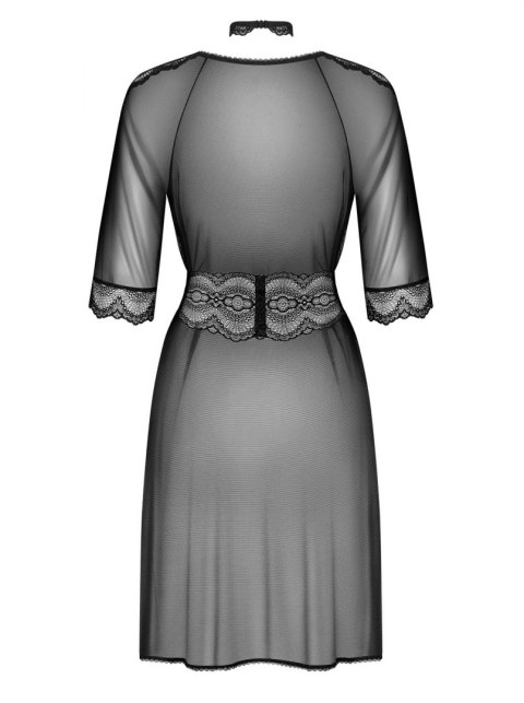 Prześwitujący peniuar sex szlafrok Lucita S/M Obsessive