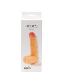 Naturalne dildo członek z jądrami przyssawka 17cm
