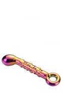 GLAMOUR GLASS RIBBED G-SPOT DILDO Dream Toys
