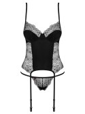 Komplet gorset stringi sex Obsessive Sharlotte S/M Obsessive