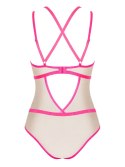 Body erotyczne prześwitujące Obsessive Nudelia L/XL Obsessive