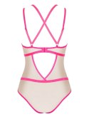 Body erotyczne prześwitujące Obsessive Nudelia L/XL Obsessive