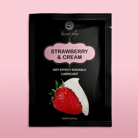 Jadalny żel nawilżający do masażu rozgrzewający 10ml Secret Play
