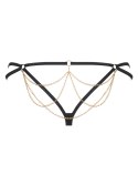 Stringi z sex łańcuszkami Obsessive Pantheria L/XL Obsessive