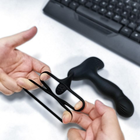 Masażer prostaty pierścień na penisa jądra 7trybów Boss Series Fox